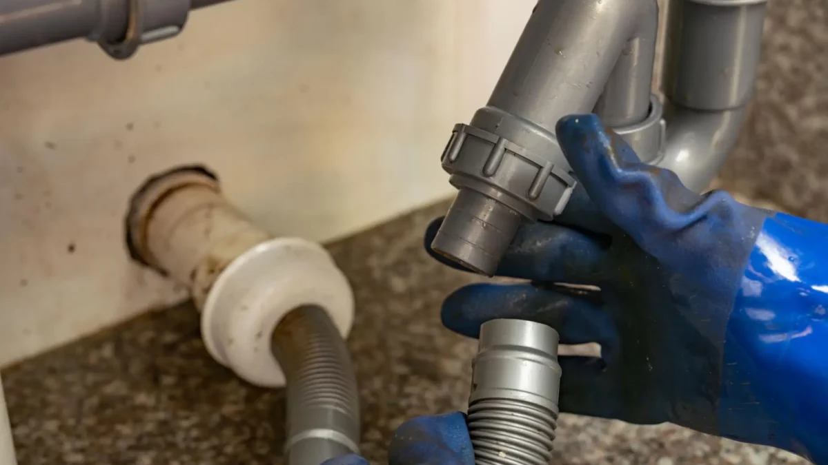 Odeur d'égout dans une maison causée par une canalisation bouchée