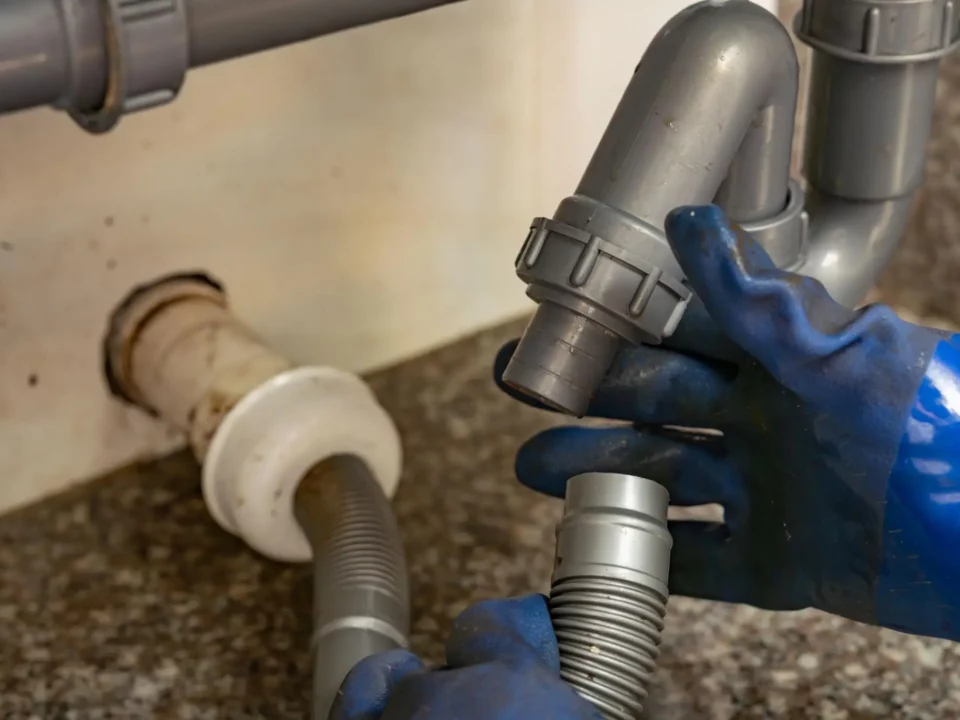 Odeur d'égout dans une maison causée par une canalisation bouchée